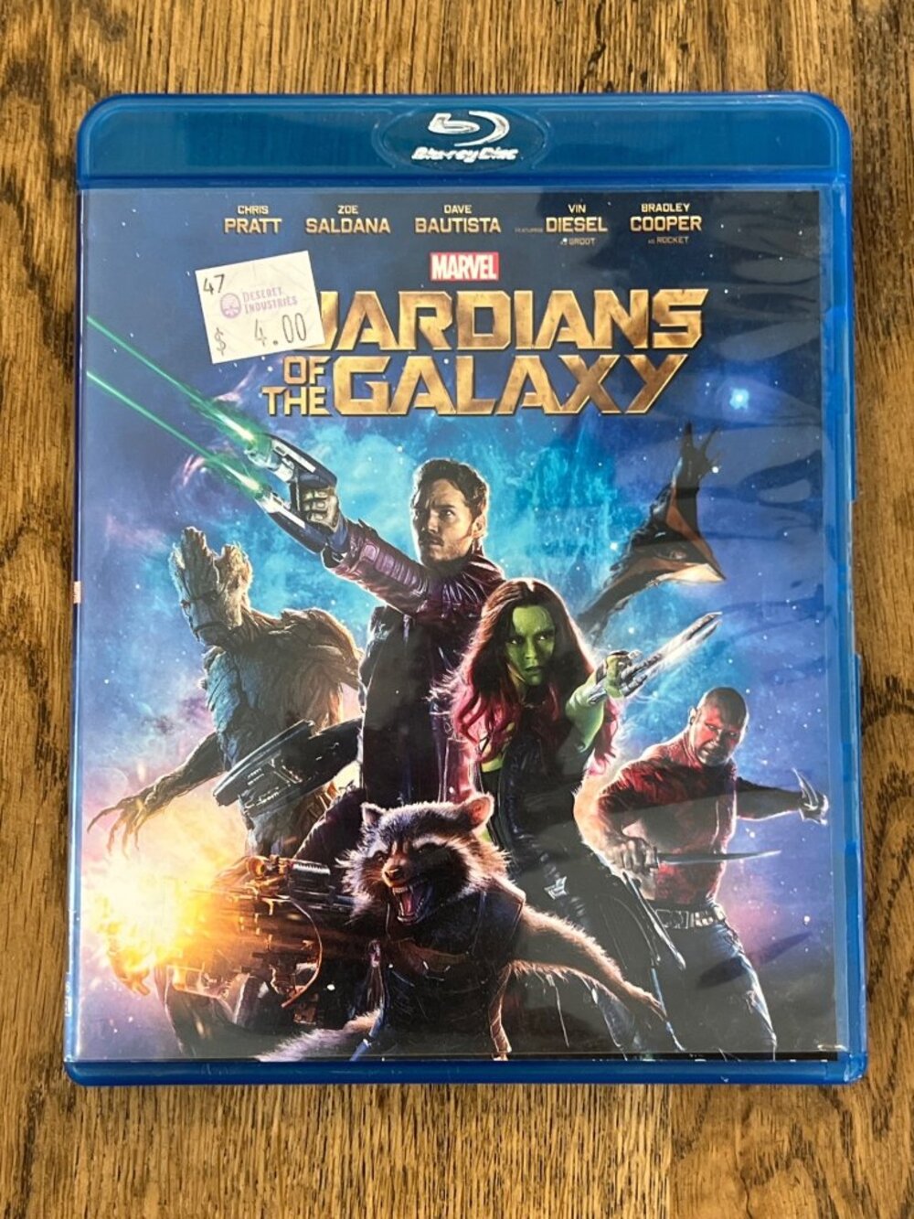 Guardians Of The Galaxy 2014 Movie Blu-Ray Marvel Action & Sci-Fi Pre-Owned
